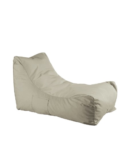 LAZY Πουφ Ανάκλιντρο Αδιάβροχο, Ύφασμα Sand