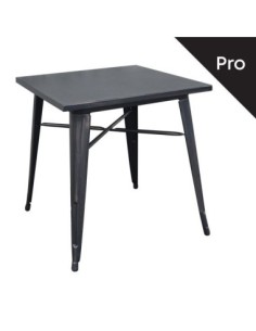RELIX Table-Pro 70x70 Metal Antique Black