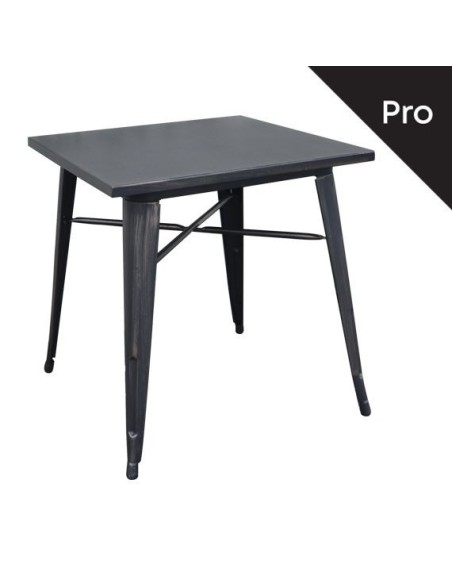 RELIX Τραπέζι Dining-Pro, Μέταλλο Βαφή Antique Black