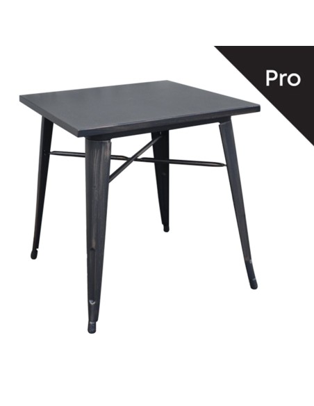 RELIX Τραπέζι Dining-Pro, Μέταλλο Βαφή Antique Black