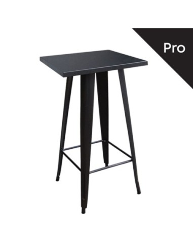 RELIX Bar Table-Pro 60x60 Metal Black