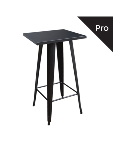 RELIX Bar Table-Pro 60x60 Metal Black