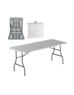 BLOW Catering Folding-In-Half Table 180x74cm White