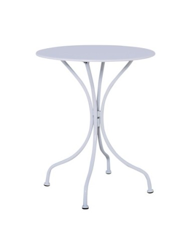 PARK Table D.60cm Steel White