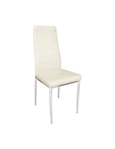 JETTA Chair Cream Pvc (Chromed)