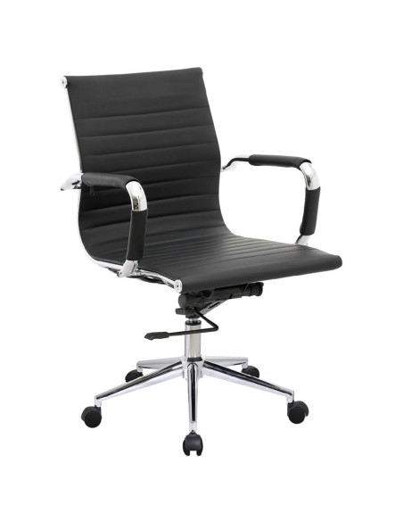 BF3301 Low Back Armchair Black Pu