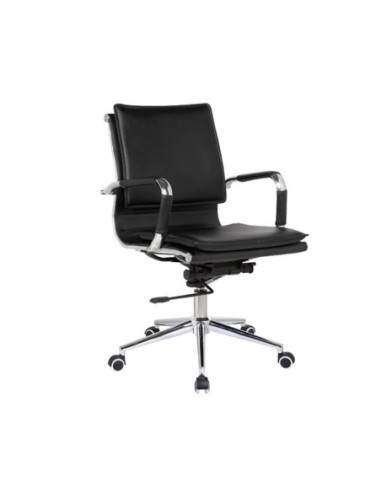 BF3601 Low Back Armchair Black Pu