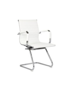 BF3300V Office Visitor Armchair White Pu