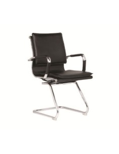 BF3600V Office Visitor Armchair Black Pu