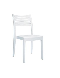 OLIMPIA Stackable Chair PP-UV White