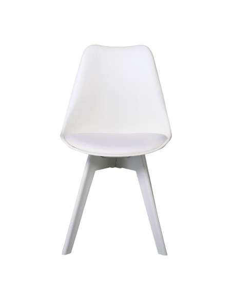MARTIN-II Chair PP White (assembled cushion)