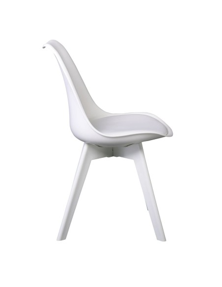 MARTIN-II Chair PP White (assembled cushion)