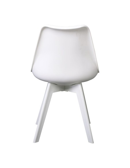 MARTIN-II Chair PP White (assembled cushion)