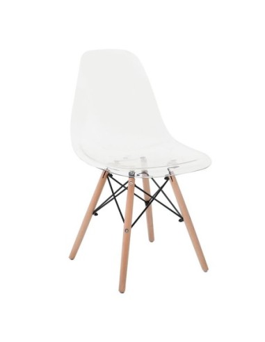 ART Wood Chair PET Clear