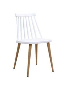 LAVIDA Chair Metal Natural, PP White