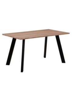 BAXTER Table 140x80cm Sonoma (Black Paint)
