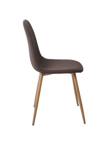 CELINA Natural Metal Chair, Gold...