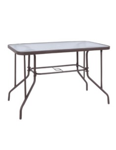 BALENO Table 110x60cm Metal Brown
