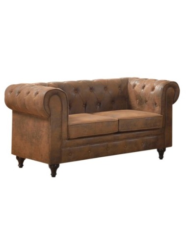 CHESTERFIELD York 2-Seater Sofa Brown...