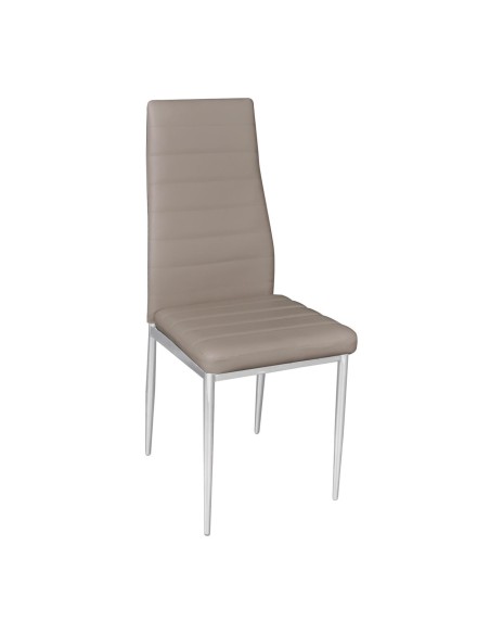 JETTA Chair Cappuccino Pvc (Chromed)