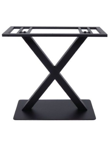 FERRO 70x40cm Steel Base H72cm Black