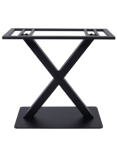 FERRO 70x40cm Steel Base H72cm Black