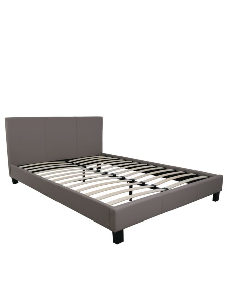 WILTON Bed (for Mattress 160x200cm) Pu Cappuccino