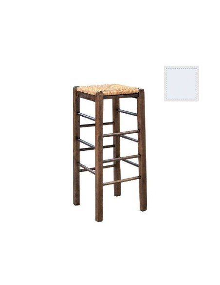 TAVERNA Bar Stool Impregnation Lacquer White