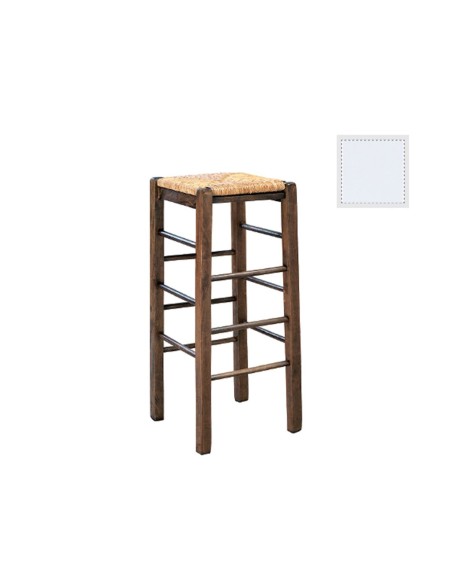 TAVERNA Bar Stool Impregnation Lacquer White