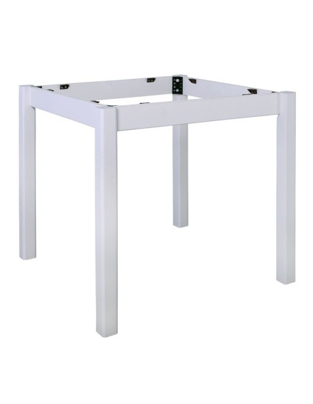 KAFENIOU Table Base 70x70 Impregnation Lacquer White K-D