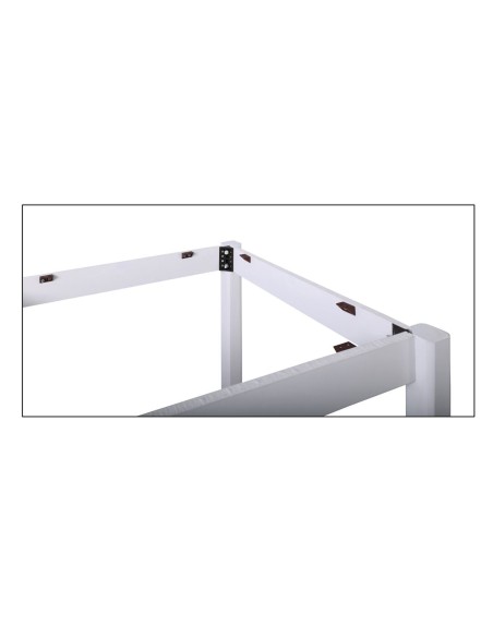 KAFENIOU Table Base 80x80 Impregnation Lacquer White K-D