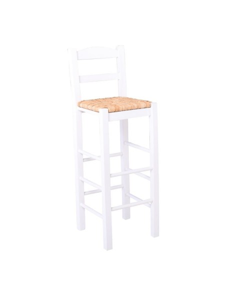 SIFNOS Bar Stool Impregnation Lacquer White