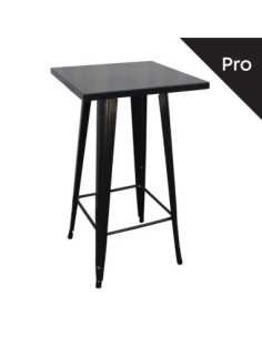 RELIX Bar Table-Pro 60x60 Metal Antique Black