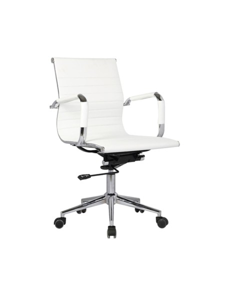 BF3301 Low Back Armchair White Pu