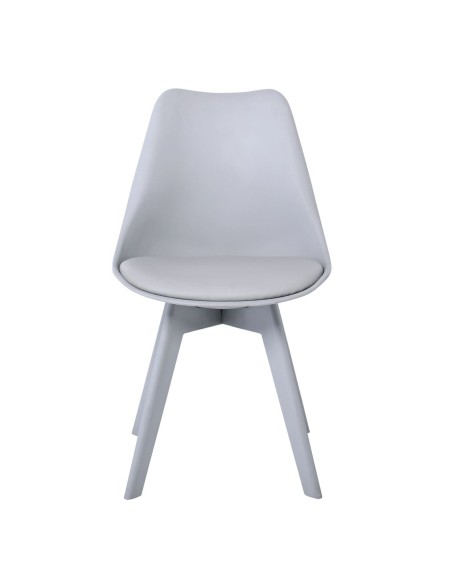 MARTIN-II Chair PP Grey (assembled cushion)