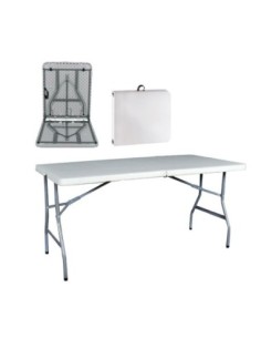 BLOW Catering Folding-In-Half Table 152x70cm White