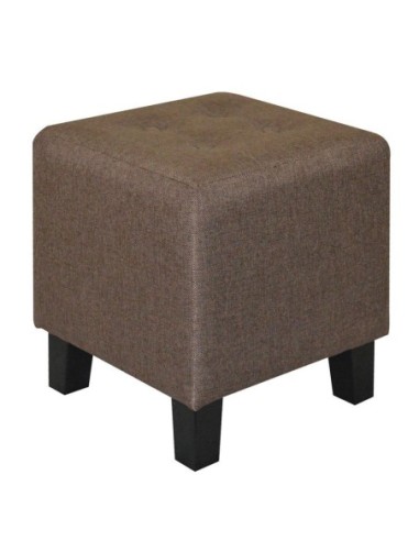 MEDEA Stool Fabric Dark Brown 37x37x42