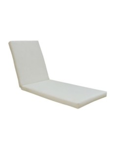 SUNLOUNGER Cushion Ecru Fabric (Water Repellent) 196x60/7 Velcro