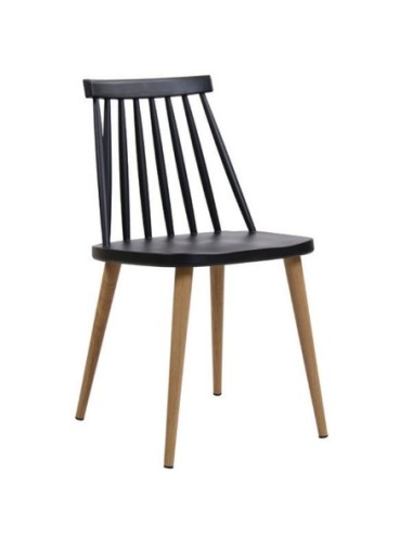 LAVIDA Chair Metal Natural, PP Black