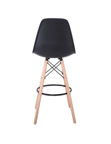 ART Wood Bar Stool PP Black