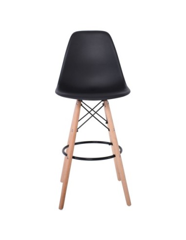ART Wood Bar Stool PP Black