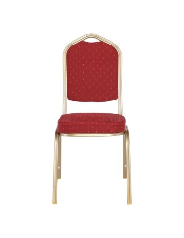 HILTON Banquet chair-Light Gold Metal...