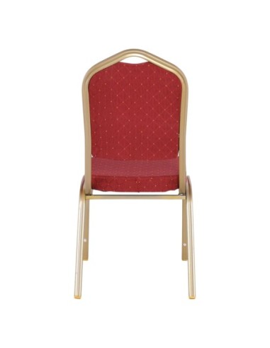 HILTON Banquet chair-Light Gold Metal...