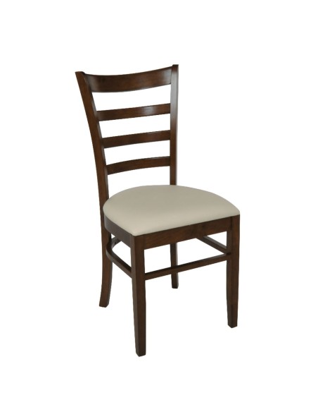 NATURALE Chair Walnut-Pu Ecru