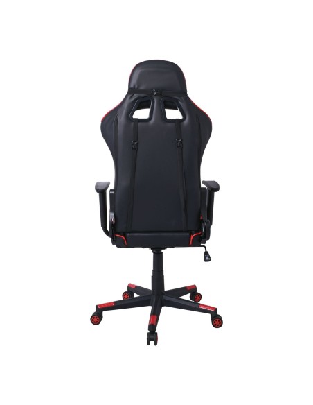 BF8050 Gaming Πολυθρόνα Γραφείου, Ανάκλιση Πλάτης έως 90°, Pu Μαύρο - Κόκκινο