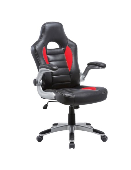 BF7950-A Bucket Manager Armchair Pu Black-Red