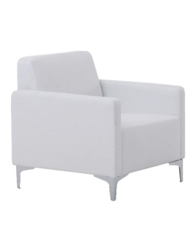 STYLE K-D Armchair White Pu
