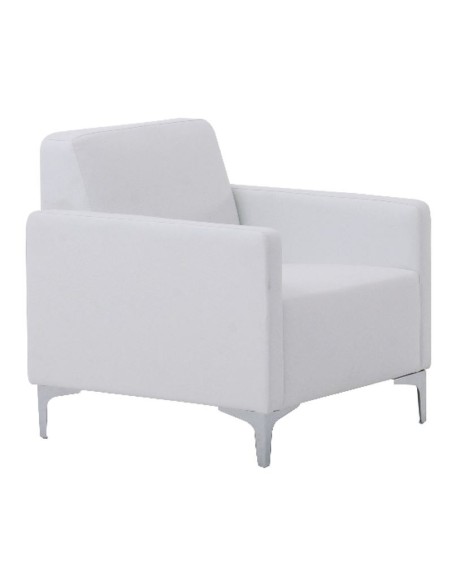 STYLE K-D Armchair White Pu