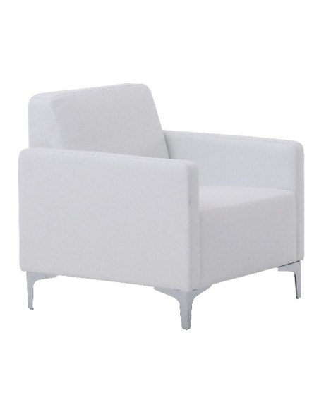 STYLE K-D Armchair White Pu