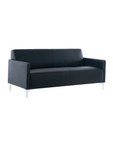 STYLE 3-Seater K-D Sofa Black Pu